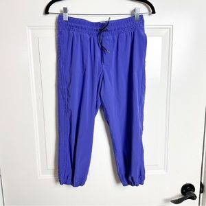 Ivivva girls purple crop joggers size 14